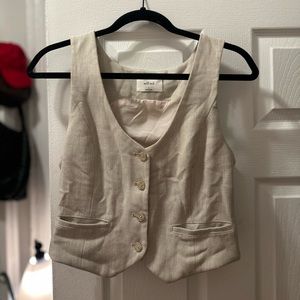 Aritzia Wilfred Button-Up Vest